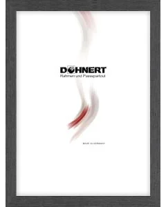 Holzrahmen D111 mattschwarz