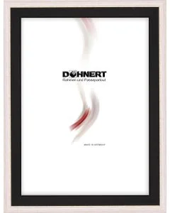 Holzrahmen D133 schwarz-natur