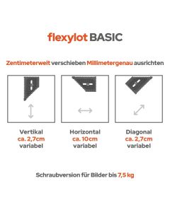flexylot Basic Bildaufhänger by GAEKKO