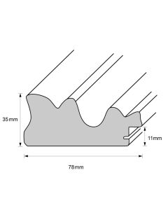 MDF-Rahmen SL986 Schwarz