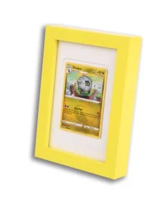 Trading Card Rahmen Schwefelgelb