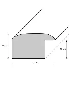 Holzrahmen D231 natur-braun