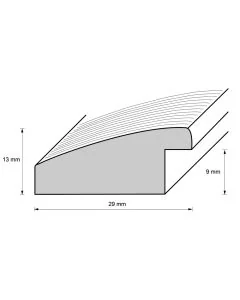 Holzrahmen D305 cremeweiß