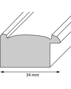 Holzrahmen D349 Blau-Silber-Braun