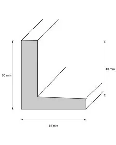 Holzrahmen M6460 weiss