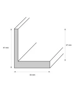 Holzrahmen SF3440 Schattenfugenrahmen Weiß