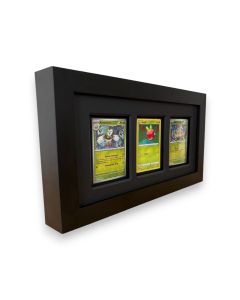 LED TCG Bilderrahmen aus Holz – Premium Rahmen für Trading Cards (M2545)
