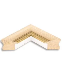 Holzrahmen D403 weiss-silber