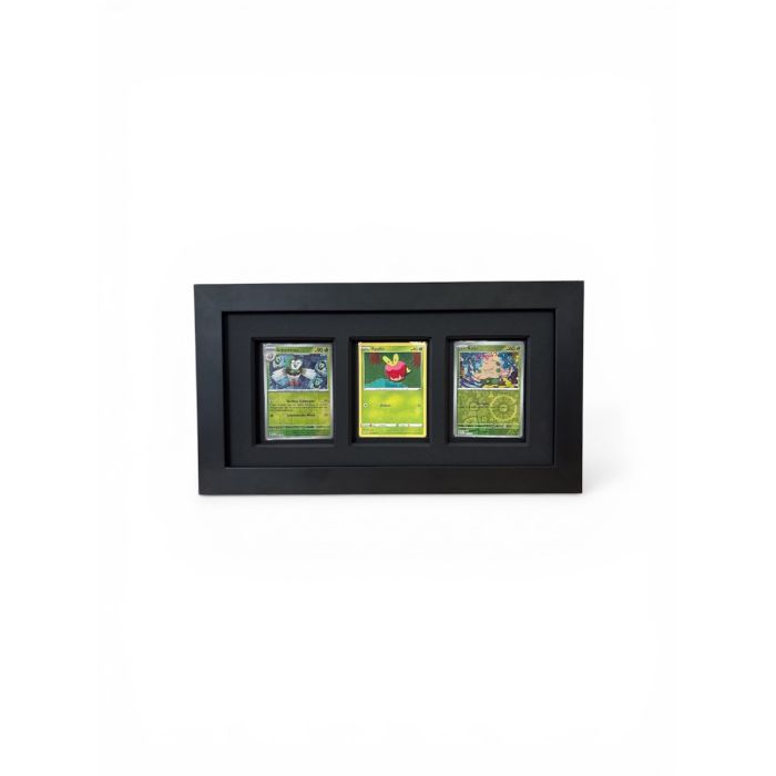 LED TCG Bilderrahmen aus Holz – Premium Rahmen für Trading Cards (M2545)
