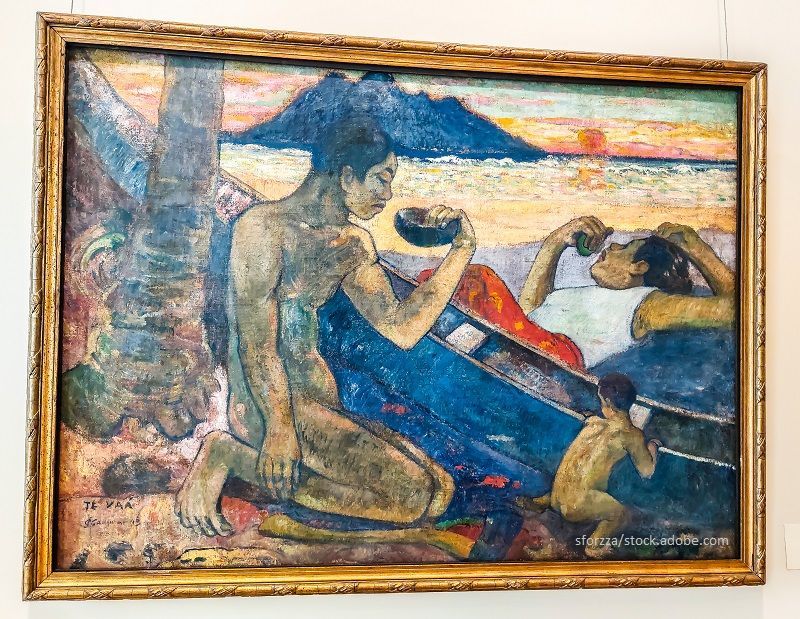 Te Vaa (Canoe)" von Paul Gauguin